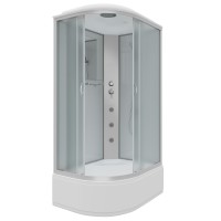 Душевая кабина Niagara Classic NG-2310-14RG (120х80х215) высокий поддон(40см),стекло матовое,4 места