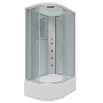 Душевая кабина Niagara Classic NG-2310-14RG (120х80х215) высокий поддон(40см),стекло матовое,4 места
