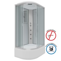 Душевая кабина Niagara Classic NG-2310-14RG (120х80х215) высокий поддон(40см),стекло матовое,4 места