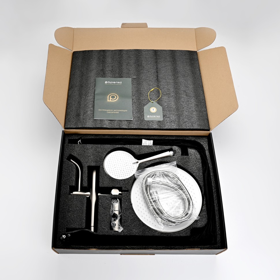 Душевая система Splenka для ванны и душа S221.24.05 Сатин