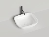 Раковина накладная GLORIA 08 495х445х150 S-Sense Глянцевое