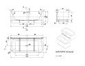 Акриловая ванна VAGNERPLAST SANTOPA 170x80