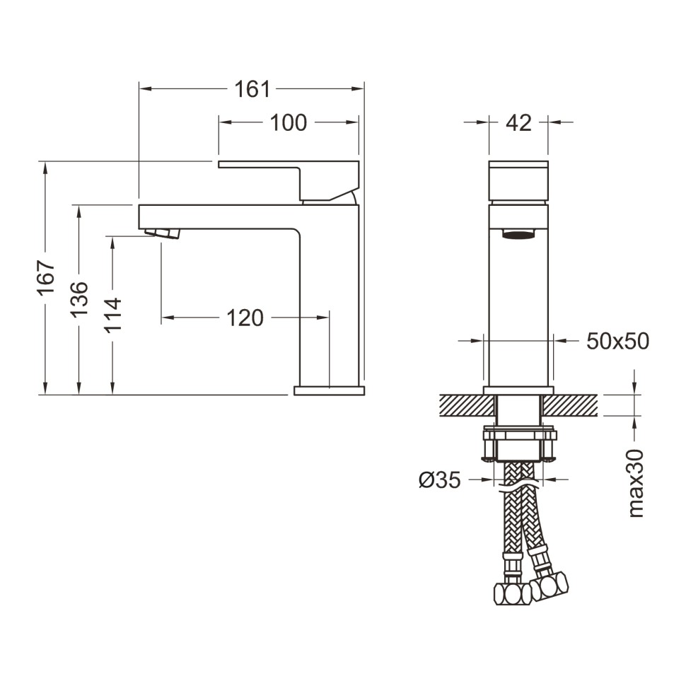 Смеситель для раковины Timo Selene 2061/03F черный