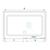Душевая дверь RGW SV-12B (Прозрачное, 1000)