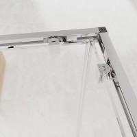 Душевой угол Veconi Evo 300 CH, 1000х800x1950, хром, прозрачное стекло