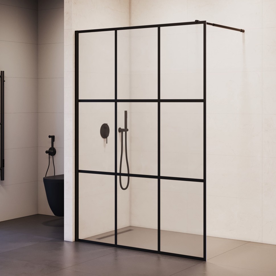 Душевая перегородка RGW WA-111B (С рисунком (шелкография), 1200)