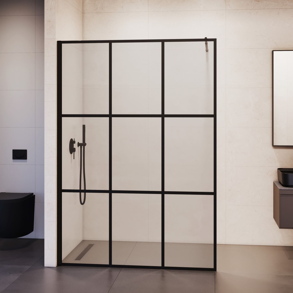 Душевая перегородка RGW WA-111B (С рисунком (шелкография), 1200)