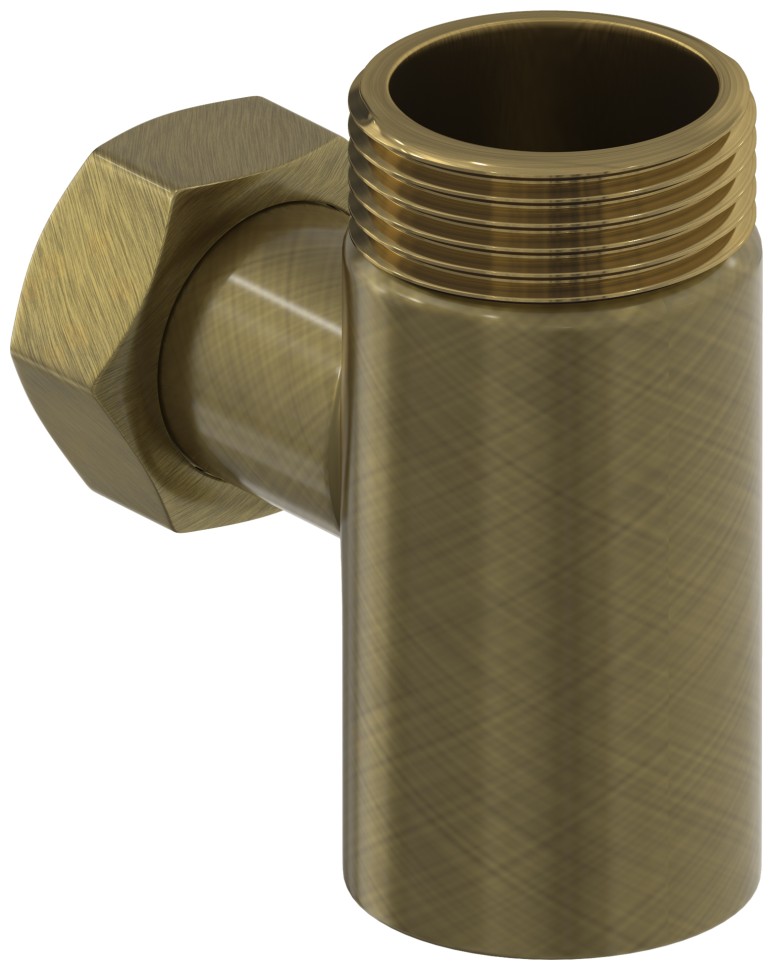 Уголок со спускным клапаном переходной (G 1" НР х G 3/4" НГ)