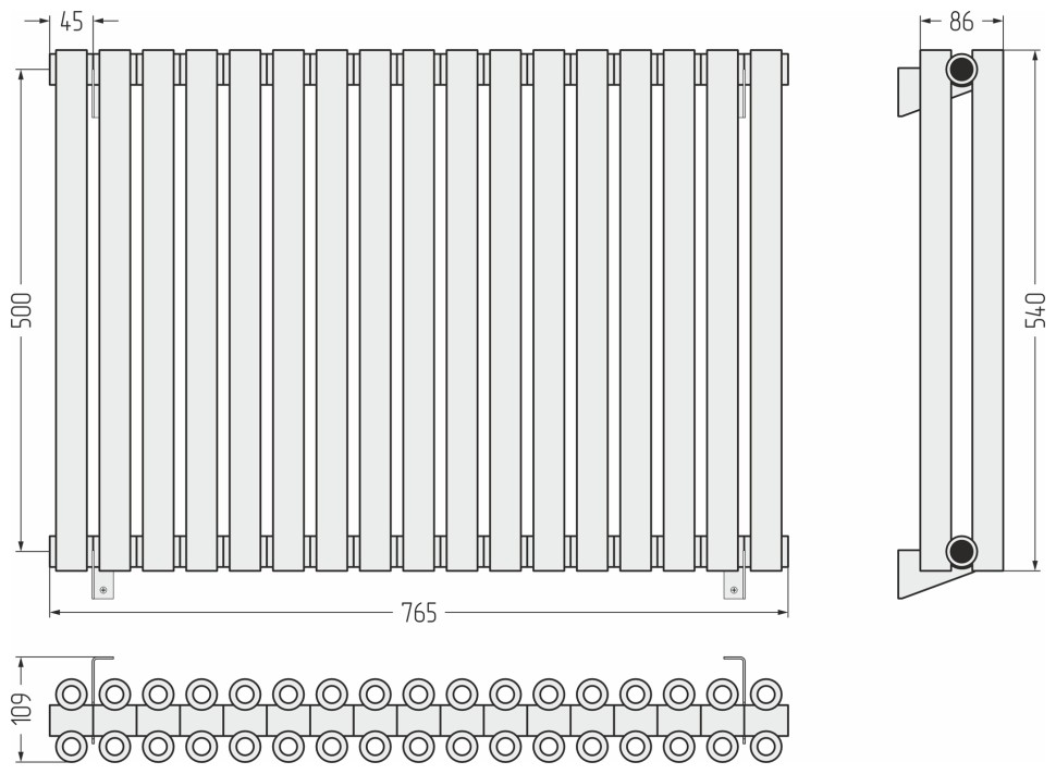 Эстет-00 500х765 17 секций