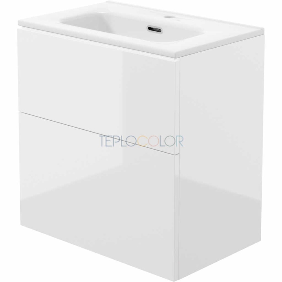 шкафчик для раковины, с раковиной - 60 см