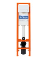 Кнопка смыва BelBagno MARMI BB009-MR-BIANCO, цвет-белый