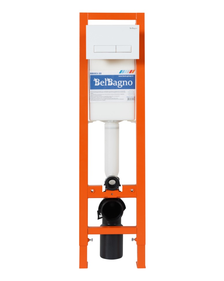 Кнопка смыва BelBagno MARMI BB009-MR-BIANCO, цвет-белый