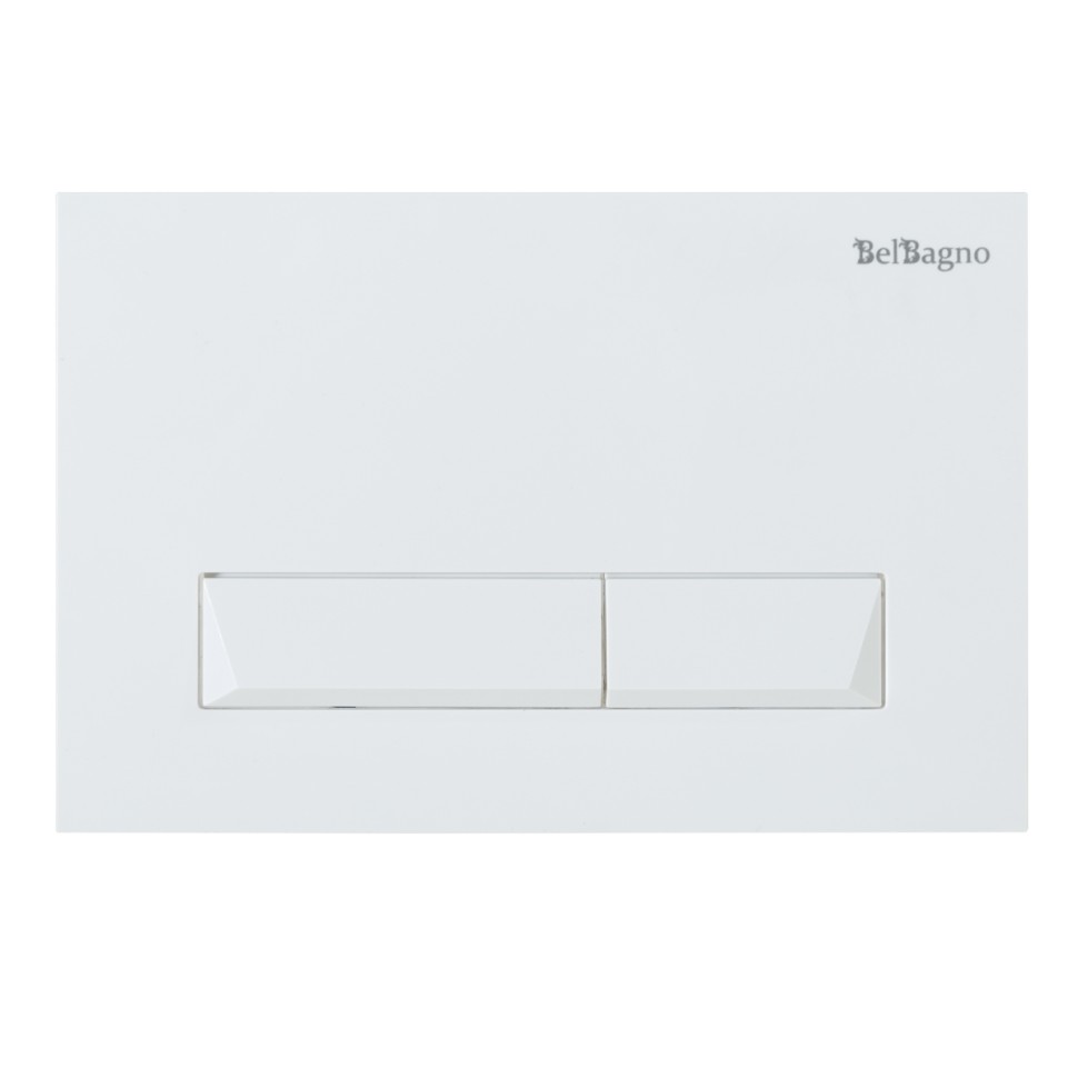 Кнопка смыва BelBagno MARMI BB009-MR-BIANCO, цвет-белый