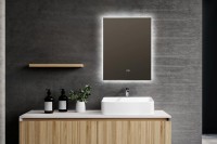 AQM9103 600х800 Зеркало с подсветкой и подогревом