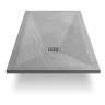 Поддон для душа из искусственного камня VST-4SR9012G, 1200*900*25, серый