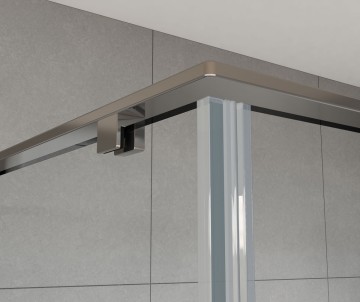 Душевой уголок Арно (Arno) VSR-1A1012CL, 1200*1000, хром, стекло прозрачное