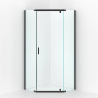 Душевой уголок BERGES SOLO T Black 900х900