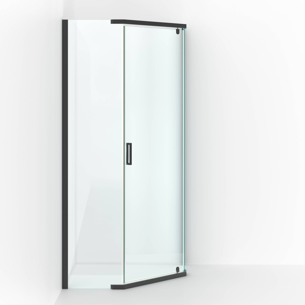 Душевой уголок BERGES SOLO T Black 900х900