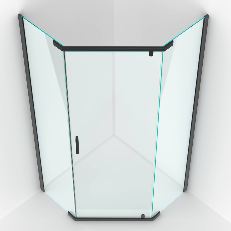 Душевой уголок BERGES SOLO T Black 900х900