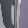 Душевая дверь Veconi Ottimo P30 CH, 800x1900, хром, стекло прозрачное