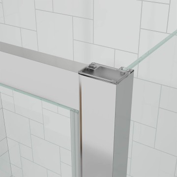 Душевой угол Veconi Ottimo P20SP CH, 1100х1000х1900 хром, стекло прозрачное
