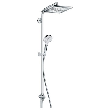 Душевая система Hansgrohe Crometta E 240 1jet Showerpipe Reno EcoSmart 27289000 хром