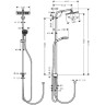 Душевая система Hansgrohe Crometta E 240 1jet Showerpipe Reno EcoSmart 27289000 хром