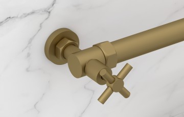 Вентиль угловой крест (G 1" НР х G 3/4" НГ)