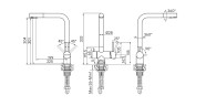 Смеситель для кухни SKALEN, антрацит, Sk213020-401(AN), Paulmark