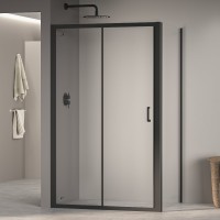 Душевой уголок RGW 150х110х195 см PA-74B PA-14B + Z-050-2B Прямоуг., Чёрный, Прозрачное, 6 мм Easy Clean (410874151-14)