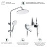 Душевая система Splenka для ванны и душа S04.24 Хром