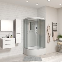 Душевая кабина Niagara Classic NG-2310-14RP (120х80х215) высокий поддон(40см),стекло матовое,4 места