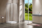 Душевой уголок Гарда (Garda) VSS-1G8012CLBN, 1200*800, брашированный никель, стекло прозрачное