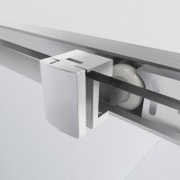 Душевой уголок Гарда (Garda) VSS-1G8012CLBN, 1200*800, брашированный никель, стекло прозрачное