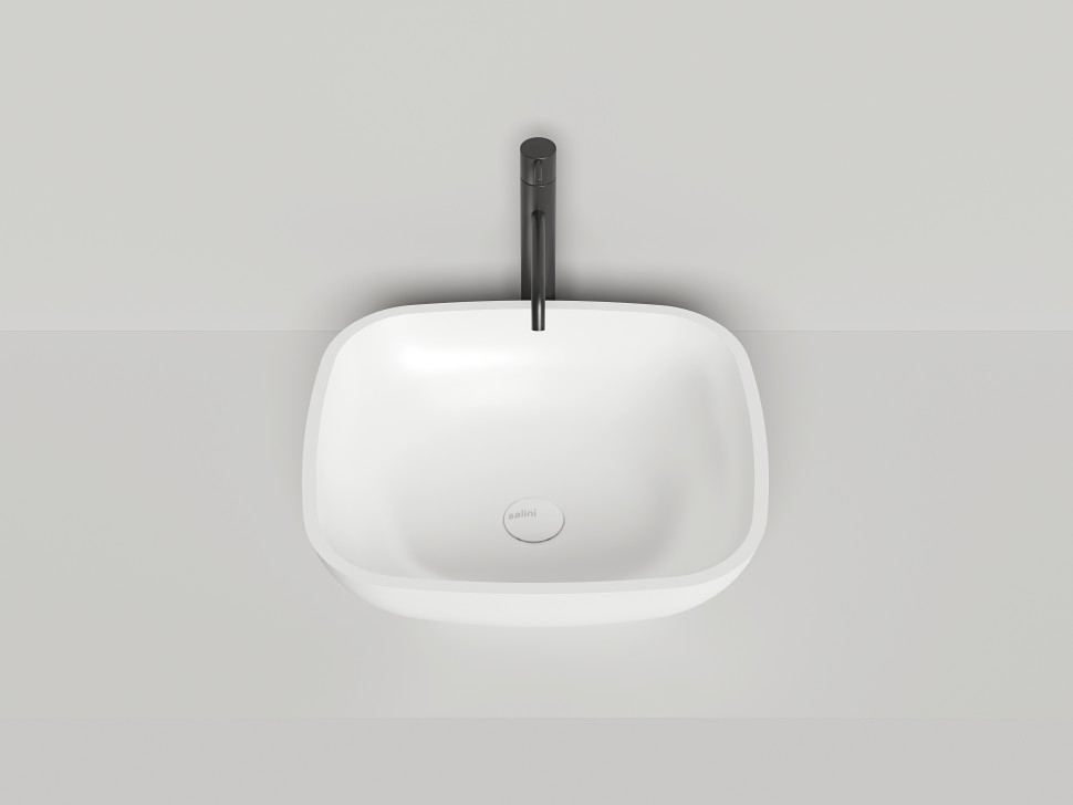 Раковина накладная GLORIA 08 495х445х150 S-Stone Матовое