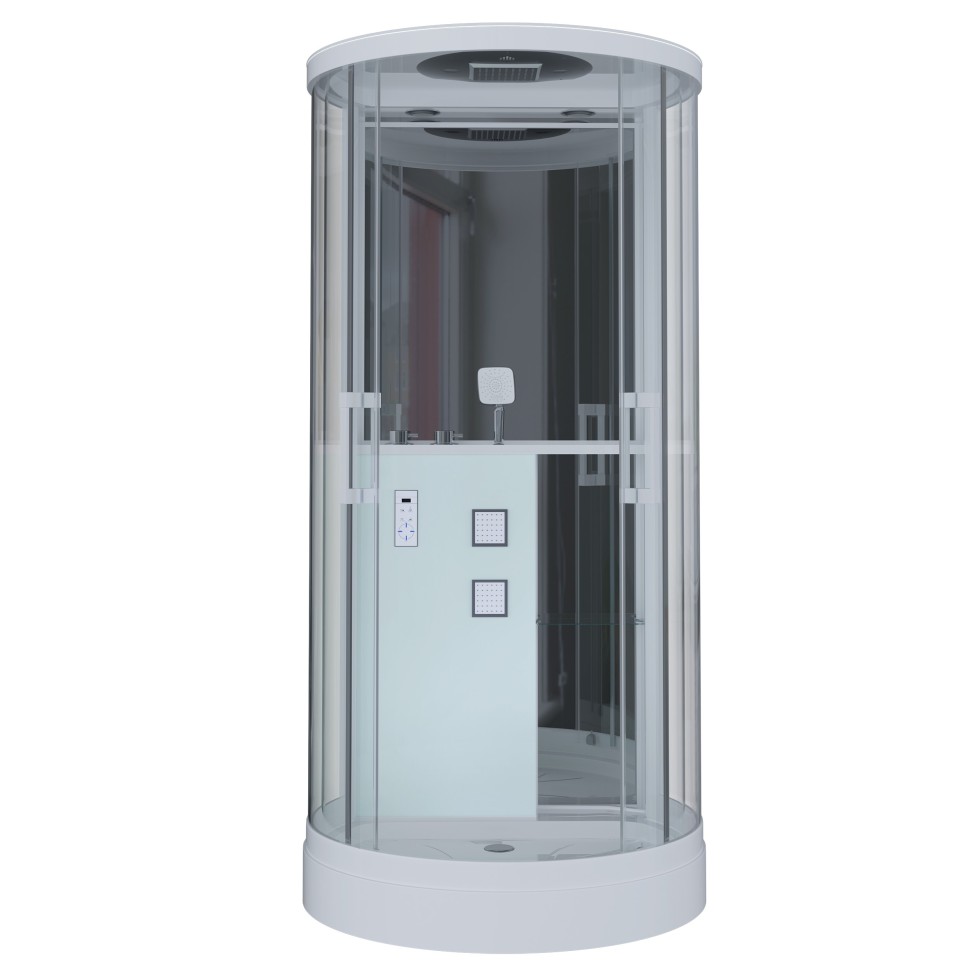 Душевая кабина Grossman Cosmo GR140 (90x100x215) дверь раздвижная,6 мест