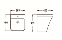 Раковина Ceramalux 500PMB