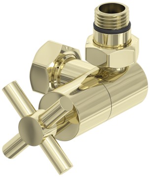 Вентиль 3D правый крест (G 1/2" НР х G 3/4" НГ)