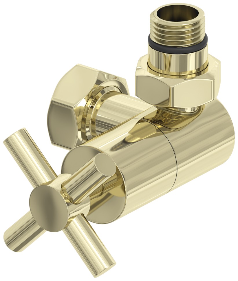 Вентиль 3D правый крест (G 1/2" НР х G 3/4" НГ)