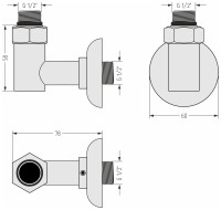 Набор комплектующих для ПС (G 1/2&quot; НР х G 1/2&quot; НР)