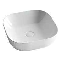 Умывальник чаша накладная квадратная Element 425x425x145мм