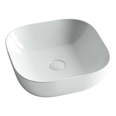 Умывальник чаша накладная квадратная Element 425x425x145мм