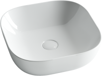 Умывальник чаша накладная квадратная Element 425x425x145мм