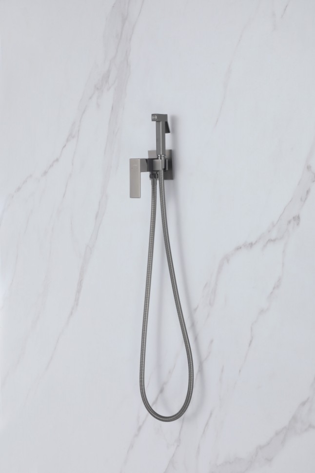 Смеситель ABBER Daheim AF8226NG с гигиеническим душем, никель