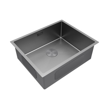 Мойка нерж. сталь NEXT 54 UNI, PM215444-GM-M, матовая вороненая сталь, 540х440мм, Paulmark 1,2мм