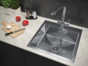 Смеситель для кухни SKALEN, брашированная сталь, Sk213020-BS, Paulmark