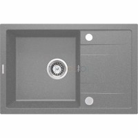 Гранитная мойка, 1-чаша с осушкой