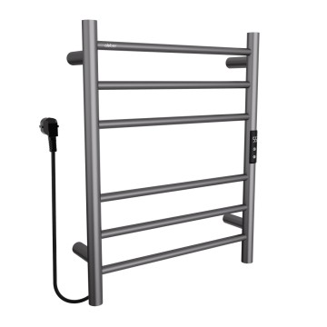 Полотенцесушитель электрический ABBER Standard AH4606NG оружейная сталь