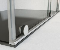 Душевой уголок Arno VSR-1A1013CL, 1300*1000, хром, стекло прозрачное