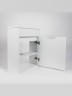 Тумба под раковину для ванной подвесная Uperwood Modul 50х21х60 см, белаяатовая